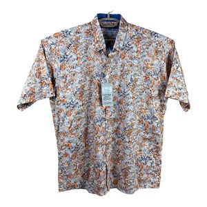 Massimo Castelló Men’s Orange Short Sleeve Sz Xl